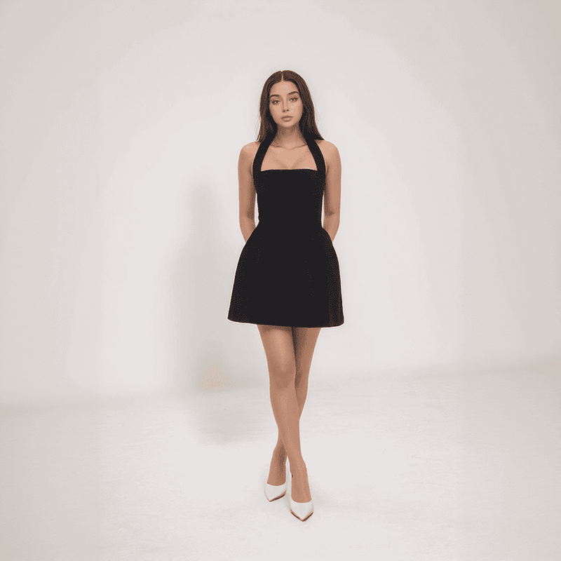 Liora Halter Mini Dress